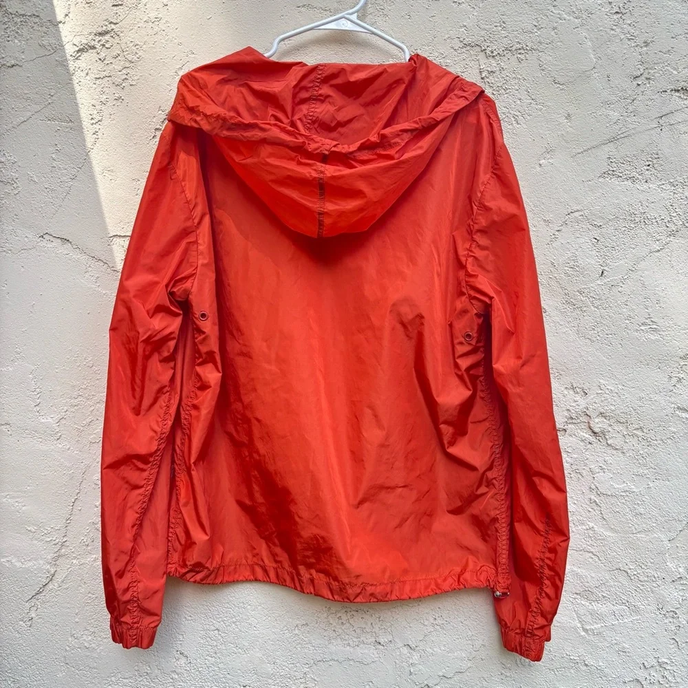 VINCE Men's Orange Windbreaker Jacket - Picture 5 of 10